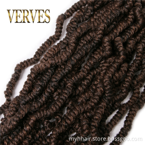 Spring Twist culry kinky Crochet Braid Hair Extensions 12 inch,24 strands/pack Synthetic ombre afro kinky twist hair extensions